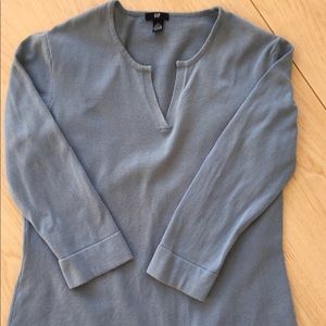 Vintage GAP knit top with 3/4 sleeves size L